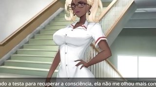 Harem of Nurses - This blonde brunette nurse has a perfect body!