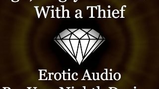 Thief Ravages Your Pussy Against The Wall [Part 2] [Kissing] [Rough] (Erotic Audio for Women)