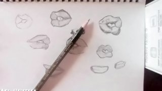 drawing lips final part