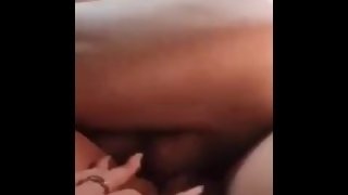 Hubby pounds pussy