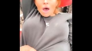 Redhead British slut squirts off quad & gets fucked and sucks public outdoors