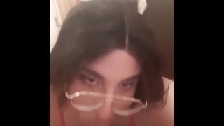 Indian Sissy Crossdressing Whore Sucking Cock