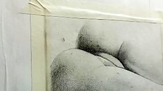 Erotic Art Of PAWG Sexy Latina Showing Round Ass & Tight Clean Shaved Pussy Unintentional ASMR
