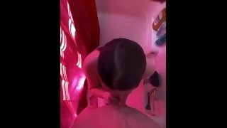 Blowjob in shower
