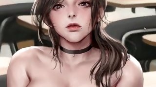 【Wish Paradise High】sex with beautiful Asian girl Hina gameplay