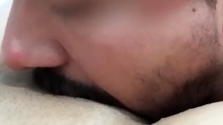 Eating her pussy until she cums REAL ORGASM REAL COUPLE