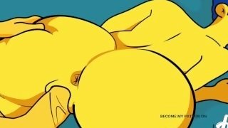 MARGE IS WET AND HORNY (THE SIMPSONS PORN)