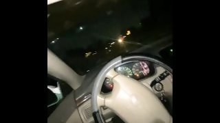 Getting blowjob by Latina CNA while driving