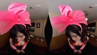 Cute Asian teen VR unforgettable porn video