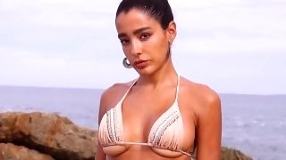 Beautiful Bikini Model Poses on Mexico Beach  ASHY EXCLUSIVES