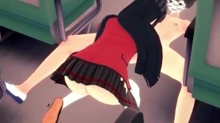 Hinata Hyūga sex on the bus  Naruto  Uncensored Hentai POV