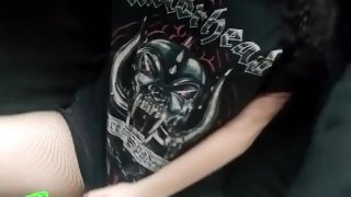Metalhead masturbating - Old video from 2020