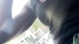 Showing My Pussy on Bus