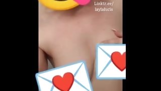 Pretty nails on pretty nipples (Full Vid on OF laylalucis)