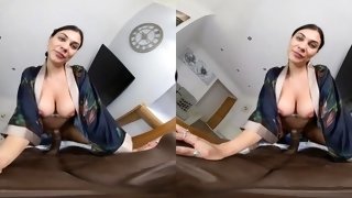 Naughty cougar VR horny porn video