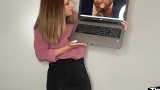 Small dick humiliation talk by solo femdom amateur babe
