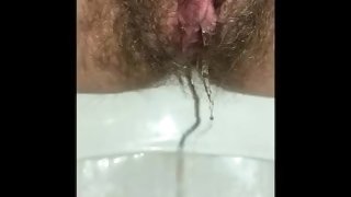 Hairy Pussy Pissing Compilation
