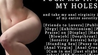 ASMR  Won't you fuck all my holes?  Blowjob  Pussy to Ass  Anal Creampie