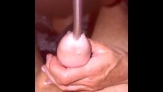 Sexynini83 - Playing with his ureter before he takes my strapon floutée