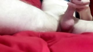 WATCH Me JERK OFF My BIG WHITE COCK! I MOAN and EDGE Until It Is TOO MUCH! LOTS OF PRECUM!