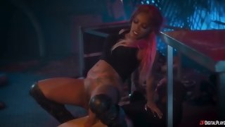 Ebony booty babe Deeper Space sex video