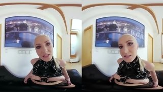Come On Latex Goddess Busty Blonde Kozy Kutz  2K 60fps - POV VR hardcore