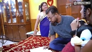 Indian BBWs amazing threesome sex