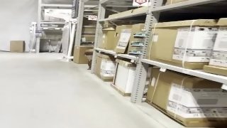 Slut wife get caught playing with pussy in Lowe’s by manager asked to leave