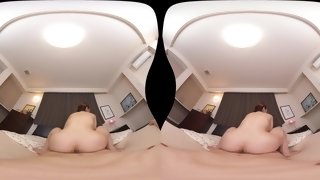Horny asian harlot mind-blowing VR porn movie