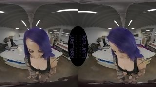 Sex Adventure At Work - kinky babe Val Steele in POV VR hardcore