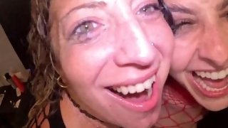 Anal Threesome - Face Slapping - Sloppy Double Blowjob with Kaitlyn Katsaros and Venom Evil