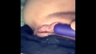 masturbating with toy