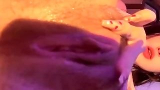 Fingering my wet pussy, Listen to the sound - REAL ORGASM