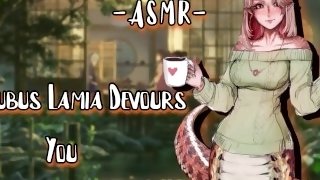 ASMR [EroticRP] Succubus Lamia Devours You [Binaural/F4M] [EarEatting] [Milf]