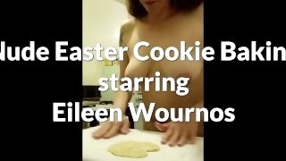 Nude snow bunny baking Easter cookies for more go to onlyfans/eileenwournousx