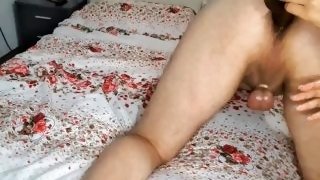 SEXY Stepsister FEMDOM Ass Fucking With Huge 50Cm Dildo, Urethral Sounding, Cbt, Cum Blocking Orgasm