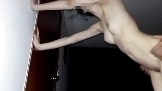 Horny Petite asks me to fuck her hard and she can't stand up from orgasm