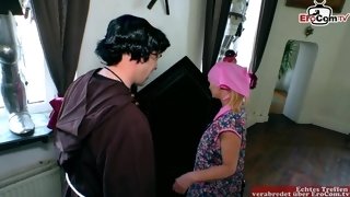 Dirty priest fucks the mature cleaning lady Hard Sex