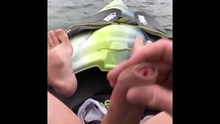 Pissing and Cumming While Seated In My Kayak Out On The Lake