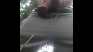 Daddy Dirty Talking And Pulling Himself Off In A Public Park