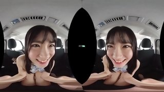 Asian amazing bimbo VR heart-stopping clip