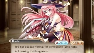 Kamihime PROJECT R - Urania jumping on a dick. Willing to play, check my BIO