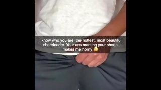 I had a naughty sextape with UCLA's hottest cheerleader on snapchat