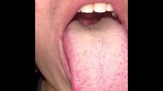 My tongue 002 舌フェチ