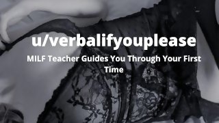 [F4F] Teacher Guides You Through Your First Time [British Lesbian Audio]