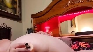 BBW fucks her tight asshole for the first time in years
