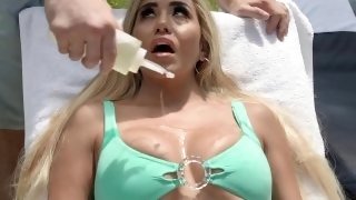 PUREMATURE Busty Mature Blonde Caitlin Bell Fucked Hard