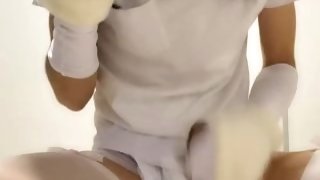 Sissy Kitten jerking Off And Then Cumming In Her Diaper