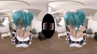 Hentai cosplay teen VR porn
