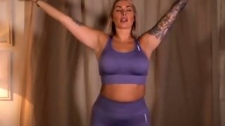 Paige is your BBW yoga instructor that gives you the best service and notices your hard cock so she